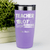 Light Purple Teacher Tumbler With I Teach Tiny Humans Design