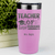 Pink Teacher Tumbler With I Teach Tiny Humans Design