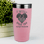 Salmon Nurse Tumbler With I Will Stab You Design