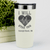 White Nurse Tumbler With I Will Stab You Design