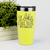 Yellow pickelball tumbler I Wake Up Flawless