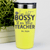 Yellow Teacher Tumbler With Im Not Bossy Design