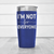 Blue pickelball tumbler Im Not For Everyone