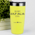 Yellow Golf Mom Tumbler With In My Golf Mom Era Design