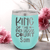 Teal Pickleball Wine Tumbler With King Of The Pickleball Court Design