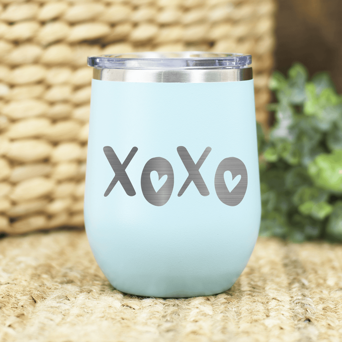 Kisses And Hugs Wine Tumbler