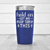 Blue pickelball tumbler Let Me Overthink This