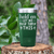 Green pickelball tumbler Let Me Overthink This