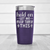 Purple pickelball tumbler Let Me Overthink This