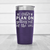 Purple pickelball tumbler Lets Go Back Home