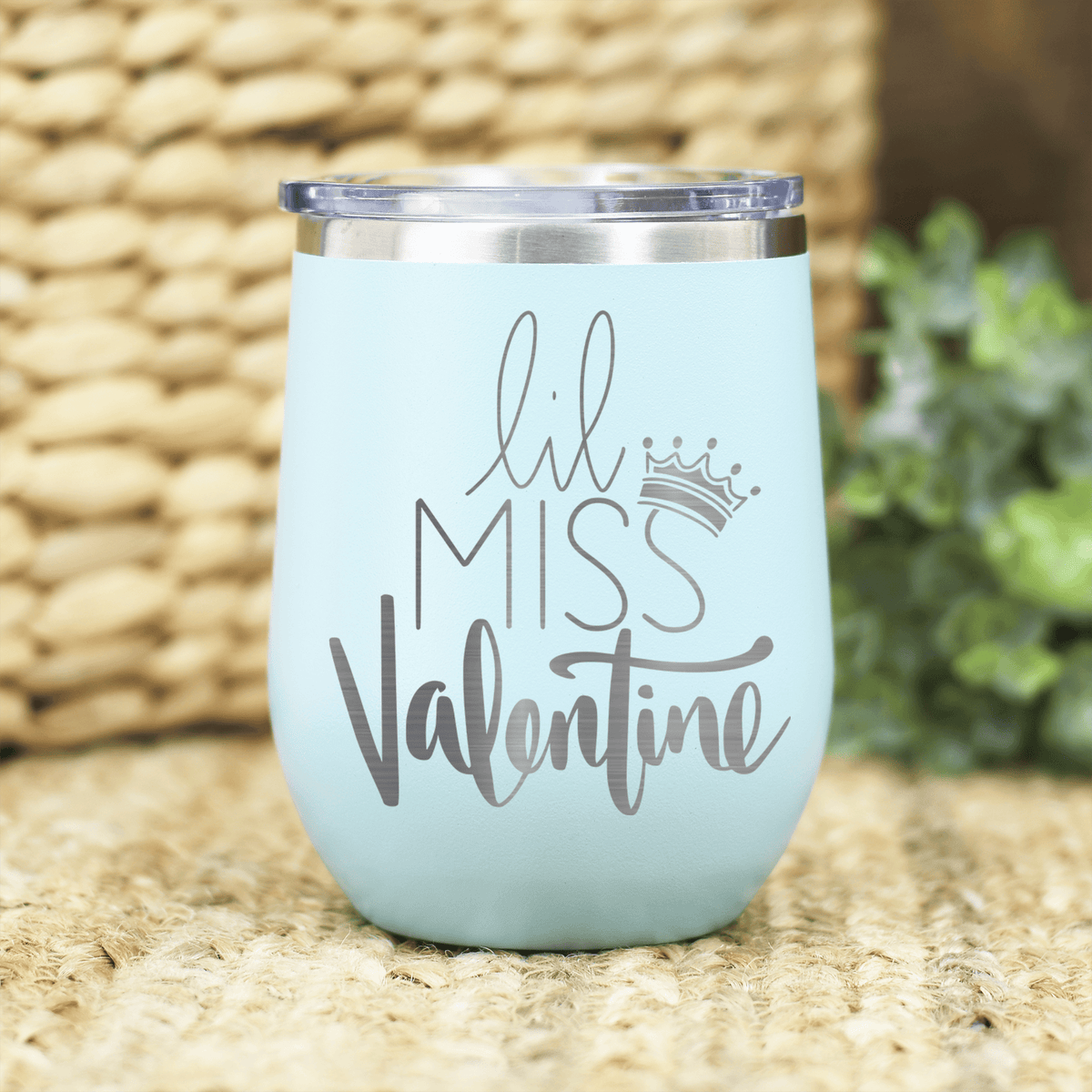 Lil Miss Valentine Wine Tumbler