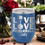 Blue Pickleball Wine Tumbler With Live Love Pickle Design