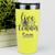 Yellow Tennis For Her Tumbler With Live Love Tennis Design