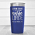 Blue Nurse Tumbler With Living That Nurse Life Design