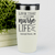 White Nurse Tumbler With Living That Nurse Life Design