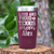 Maroon Tennis For Her Tumbler With Loud And Proud Tennis Mom Design