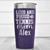 Purple Tennis For Her Tumbler With Loud And Proud Tennis Mom Design