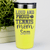 Yellow Tennis For Her Tumbler With Loud And Proud Tennis Mom Design