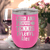 Pink Tennis For Her Wine Tumbler With Loud And Proud Tennis Mom Design