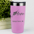 Pink Nurse Tumbler With Love Nurse Design