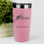 Salmon Nurse Tumbler With Love Nurse Design