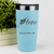 Teal Nurse Tumbler With Love Nurse Design