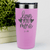 Pink Valentines Day Tumbler With Love You More Design