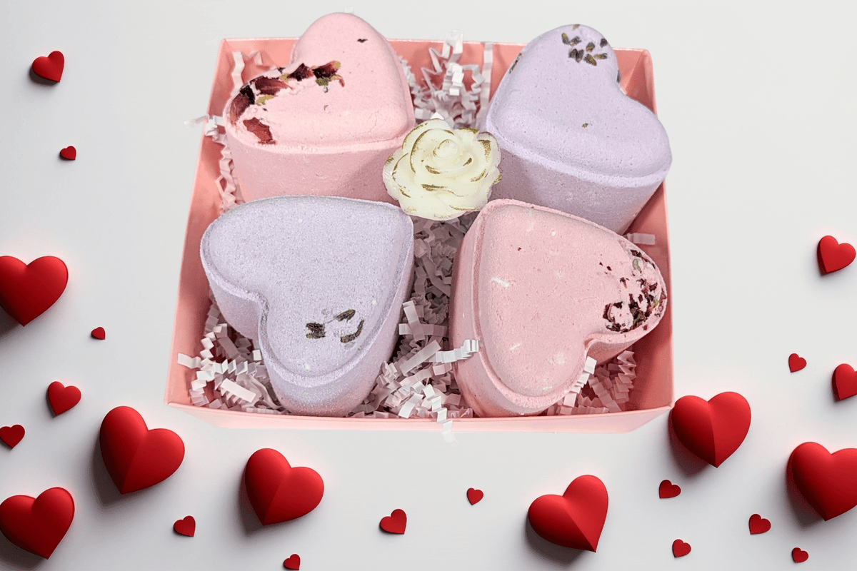 Heart Shaped Shower Steamers Gift Box