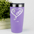 Light Purple Valentines Day Tumbler With Lovers Heart Design