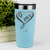 Teal Valentines Day Tumbler With Lovers Heart Design