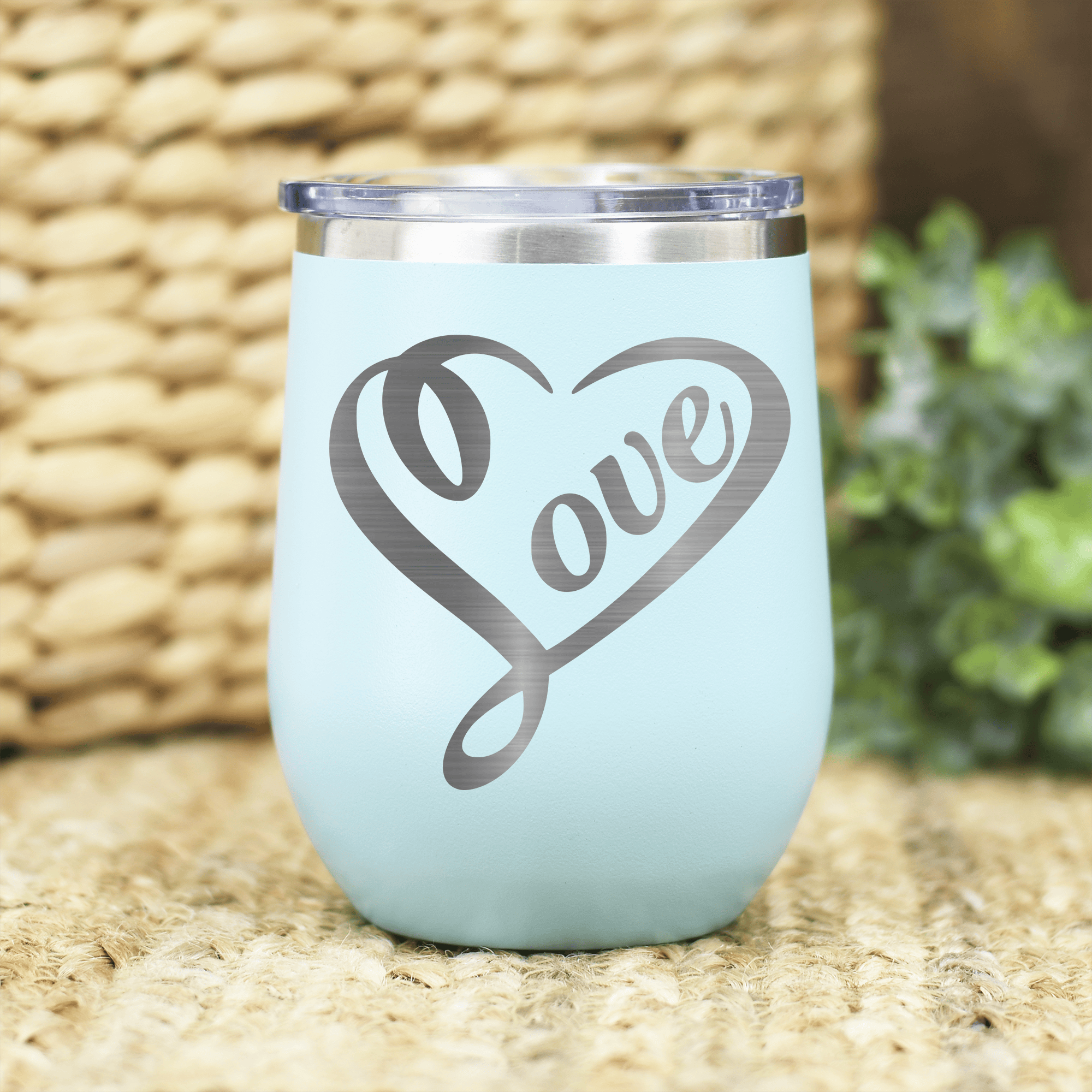 Lovers Heart Wine Tumbler