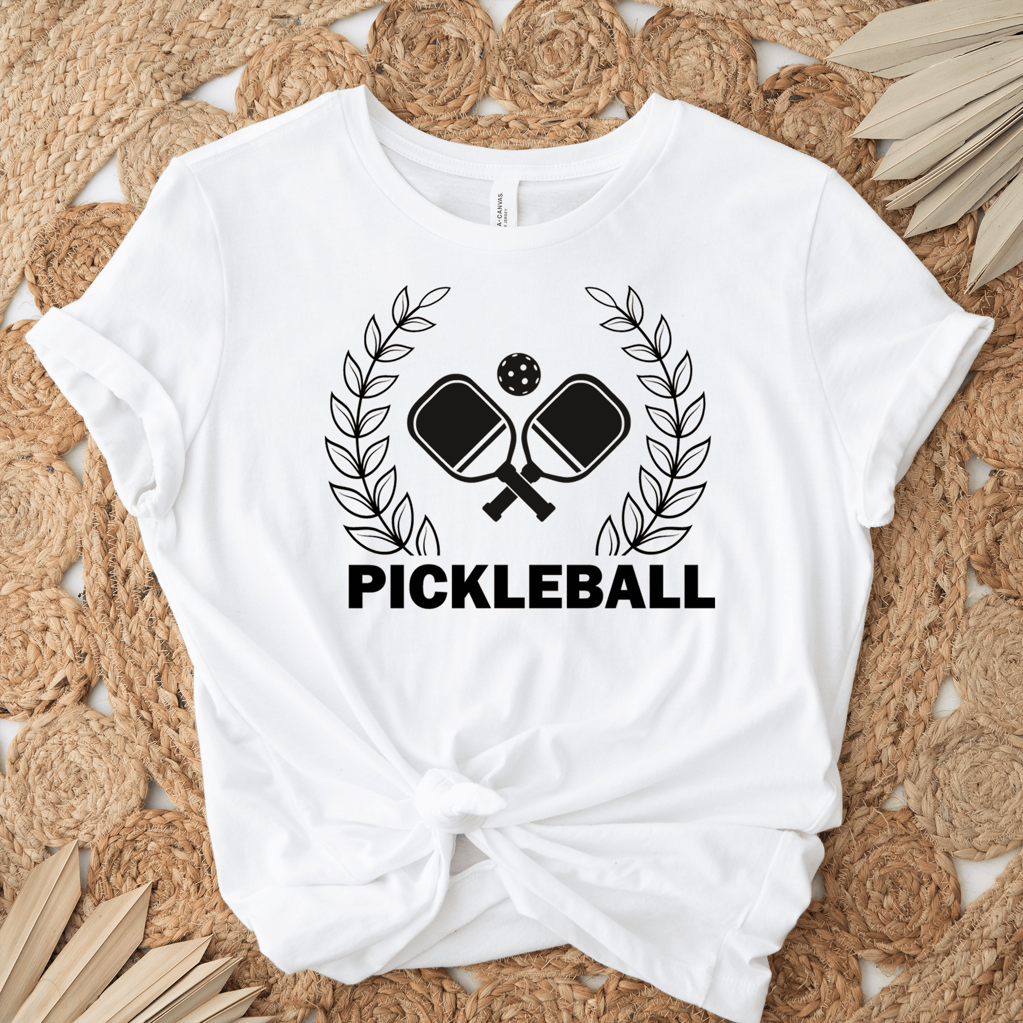 Womens White T Shirt with Master-Of-Pickleball design