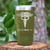 Military Green Nurse Tumbler With Medical Symbol Design