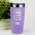 Light Purple Golf Gifts For Her Tumbler With Most Important Shot Design