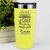 Yellow Golf Gifts For Her Tumbler With Most Important Shot Design