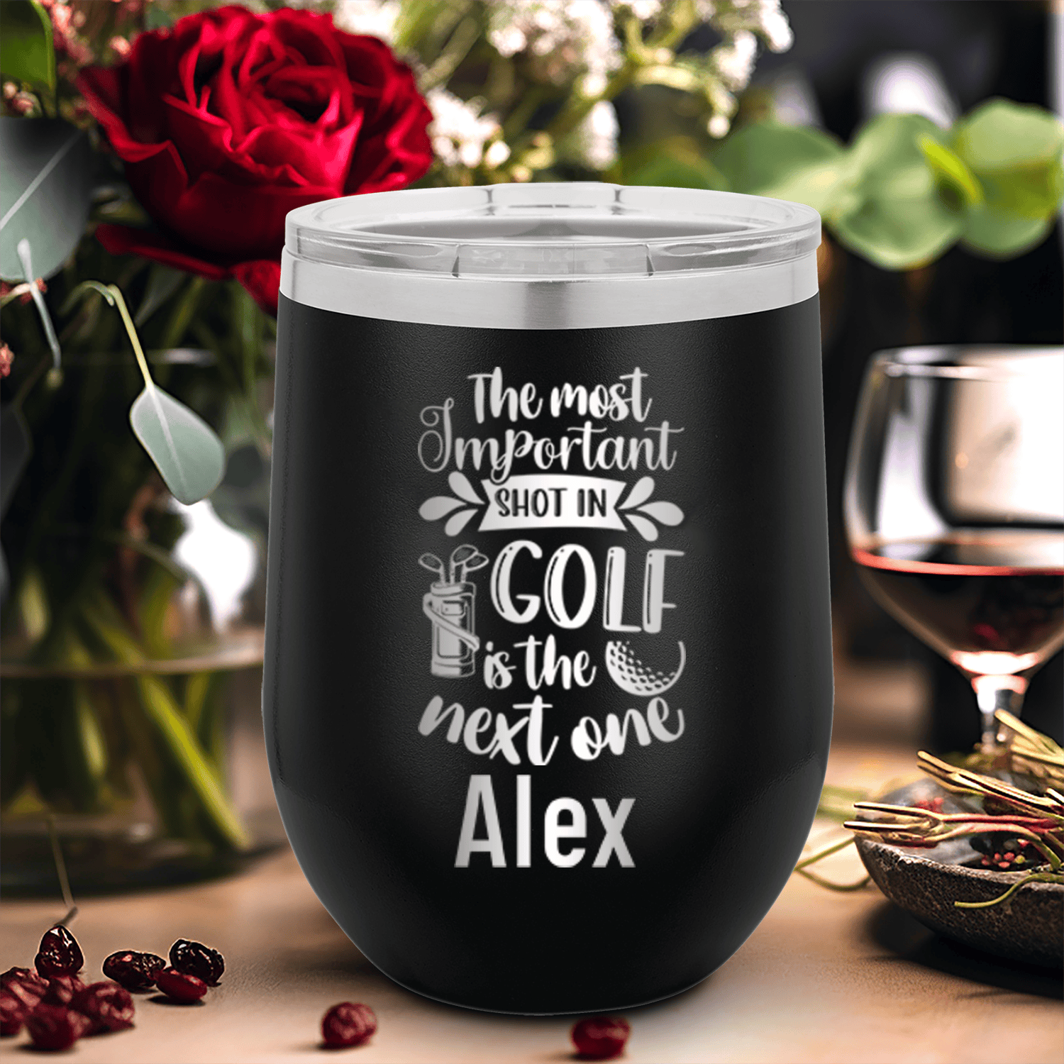 Most Important Shot Wine Tumbler