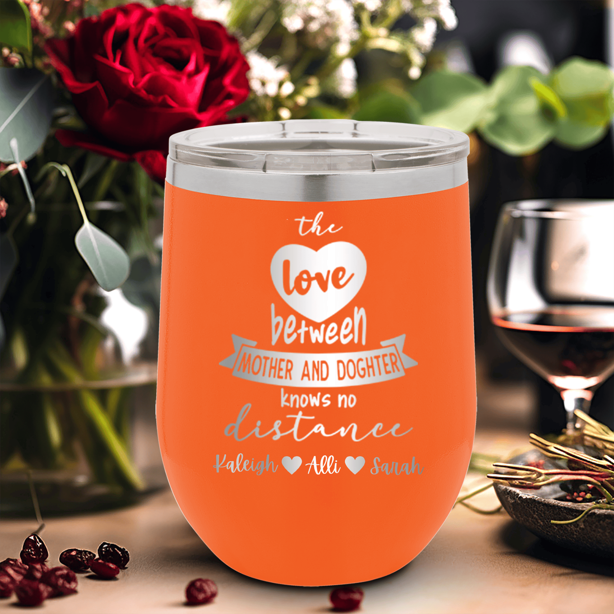 Mothers And Daughters Wine Tumbler