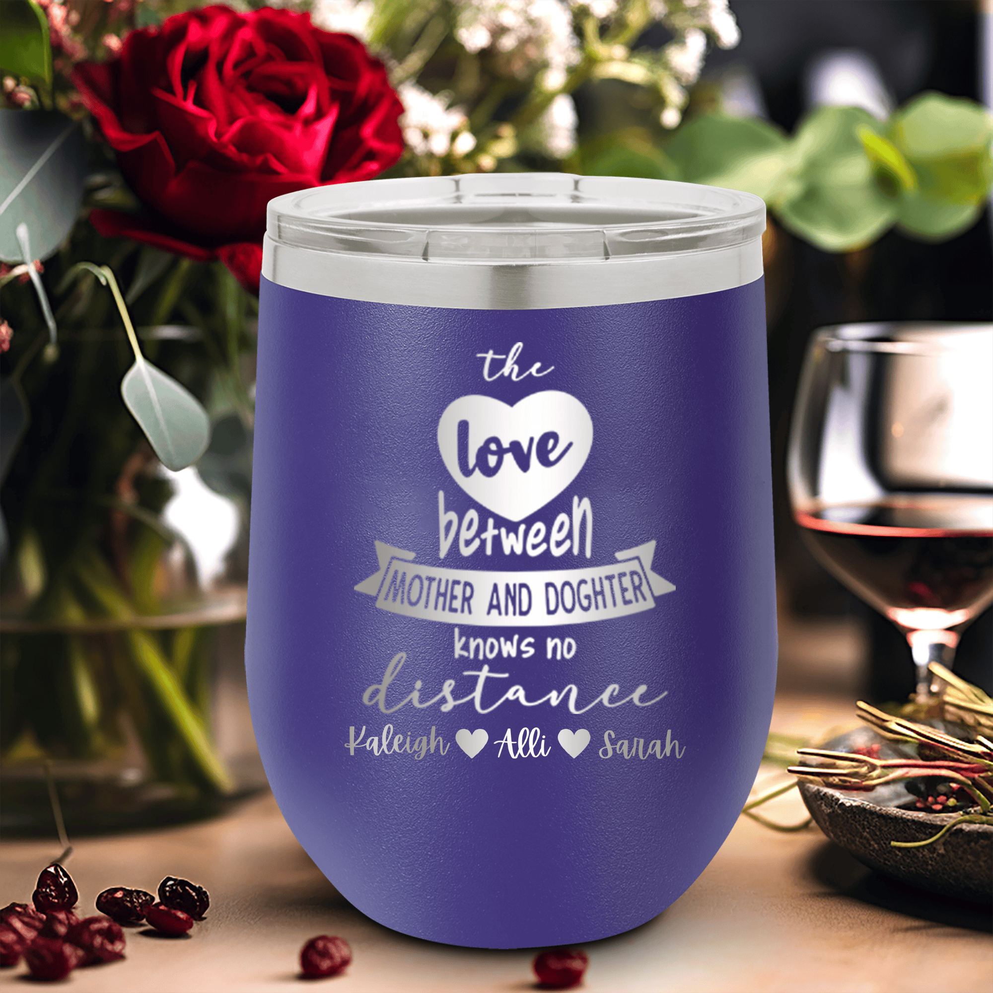 Mothers And Daughters Wine Tumbler