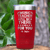 Red Teacher Tumbler With Music Teacher Design