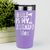 Light Purple Golf Gifts For Her Tumbler With My Real Therapy Design