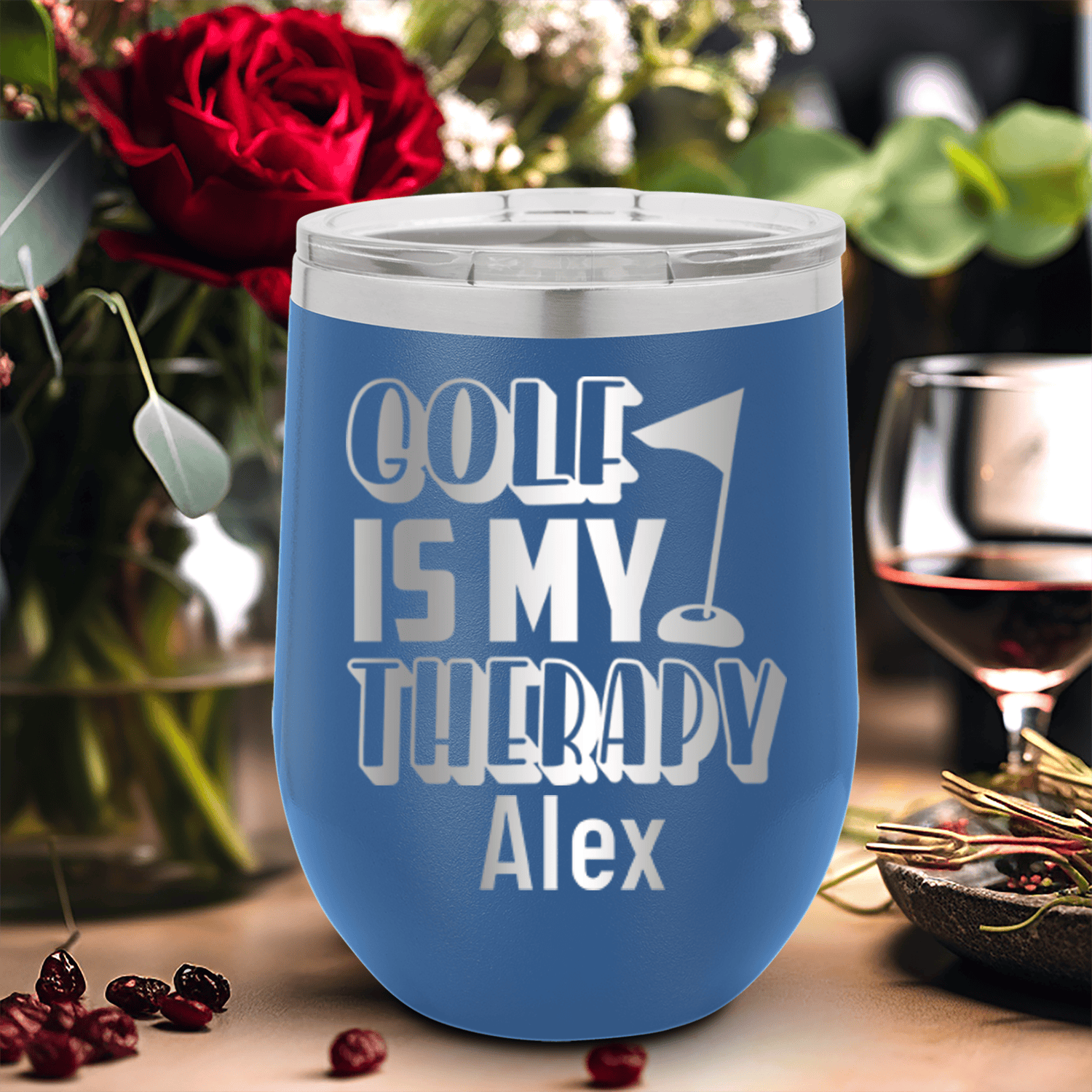 My Real Therapy Wine Tumbler