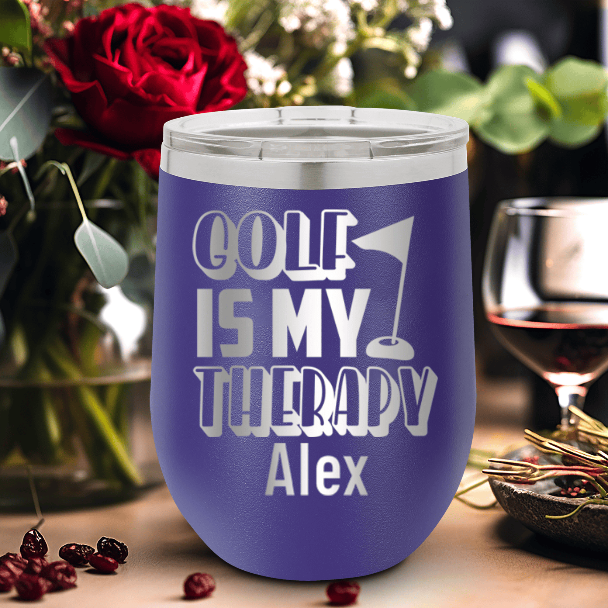 My Real Therapy Wine Tumbler