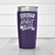 Purple pickelball tumbler Nobodys Perfect