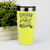 Yellow pickelball tumbler Nobodys Perfect