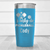 Light Blue Pickleball Tumbler With Nothin But Pickle Design