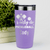 Light Purple Pickleball Tumbler With Nothin But Pickle Design