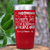 Red Nurse Tumbler With Nothing Scares Me Im A Nurse Design