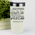 White Nurse Tumbler With Nothing Scares Me Im A Nurse Design