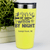 Yellow Nurse Tumbler With Nurse By Day Witch By Night Design