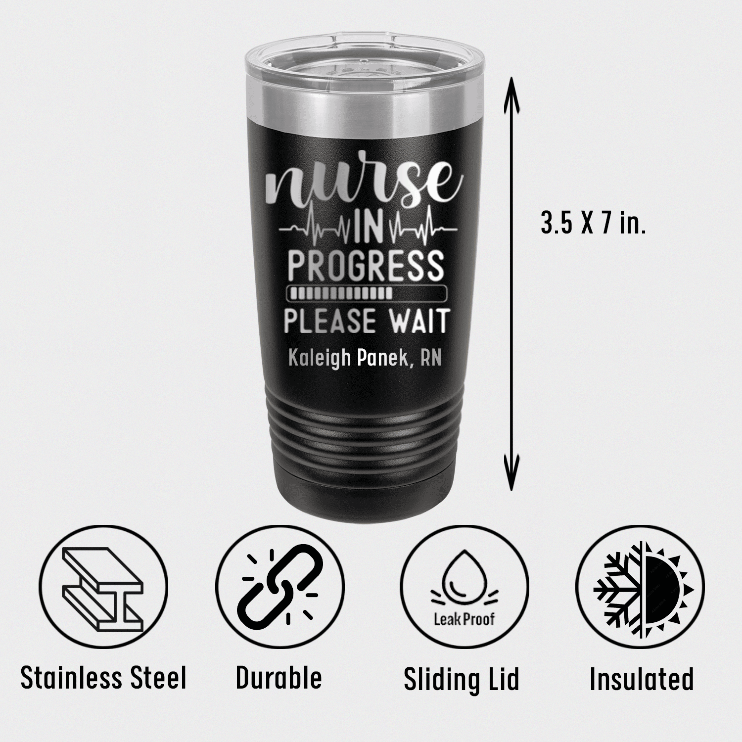 Nurse In Progress Tumbler